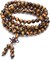 Jovivi Tibetan 6mm 8mm 108 Natural Tiger Eye Gemstone Beads Prayer Mala Bracelet Necklace